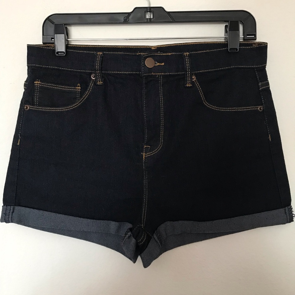 Classic Dark Wash Jean Shorts